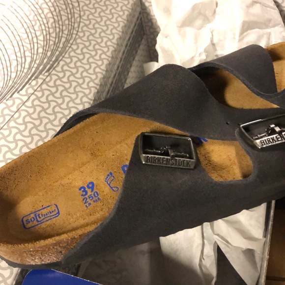 Birkenstock Shoes - Birkenstock Arizona velvet grey suede asst u